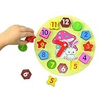 Dazzling Toys Kids Teaching Geometry Clock (D296) [並行輸入品]