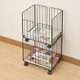 山善(YAMAZEN) 新聞ストッカー2段 ダークブラウン SR-2C(DBR)