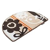 吸水性のノンスリップ耐久性のあるドアマットエントリーマットエントランスマット、15.7"x23.6"、C