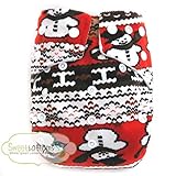 Kawaii Baby Snazzy Minky One-Size Pocket Diaper (Snowman) by Kawaii Baby [並行輸入品]