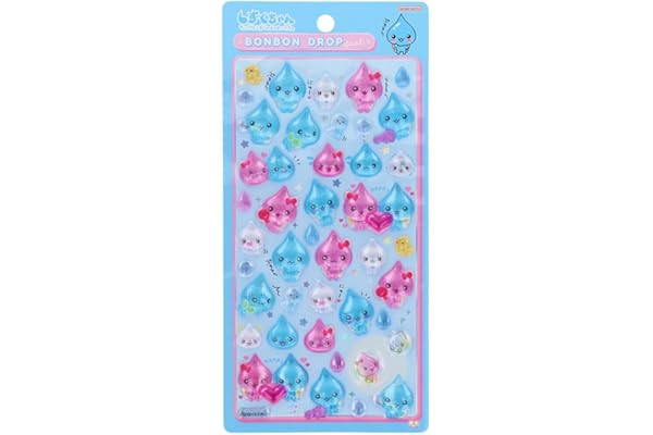 サンスター文具(Sun-Star Stationery) しずくちゃん シール 立体 ボンボンドロップシール A S8544921