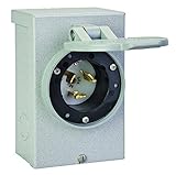 Reliance Controls Corporation PB50 50 Amp NEMA 3R Power Inlet Box, 50-Amp for Generators Up to 12,50