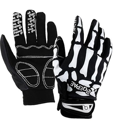 Amazon.co.jp: スケルトン グローブ 骨 スカル ボーン 長指 手袋