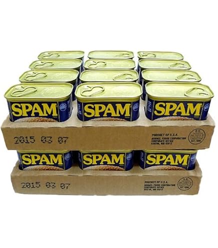 Amazon.co.jp: ホーメル スパム 減塩 340g 1ケース(24缶入) : 食品