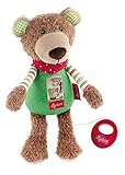 Sigikid 27 x 16 x 11 cm Wild and Berry Bears Musical Bear (Green) by Sigikid