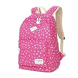 (キープビン)Keepbin リュックサック バックパック ガールズ レディース マザーズバッグ 花柄 大容量 多機能 軽量 遠足 アウトドア レッド