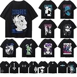 [TGHSJT] Tシャツ ハンター×ハンター 半袖 ゴン キルア ヒソカ クラピカ インナーシャツ 記念シャツ 応援服 日常服 T-Shirt メンズ レディース 夏服 スポーツ 男女兼用 贈り物 誕生日 プレゼント (XL,5) [並行輸入品]