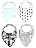 Biddy Baby Drooling and Teething Bandana Bibs Gift Set for Boys by Biddy Baby