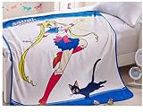 Cos-me Sailor Moon Cosplay Cystal Tsukino Usagi Fleece Plush Blanket by Cos-me