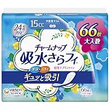 チャームナップ 吸水さらフィ 少量用 羽なし 15cc 19cm 66コ入(尿 吸収ナプキン 尿もれパッド ナプキンサイズ)【軽い尿もれの方】