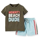 Carter's （カーターズ） :: ベビー 水着　トランクス セット紫外線カット UPF 50+ 男の子 ポリエステル100% :: Tee & Swim Trunk Set :: 12M (72
