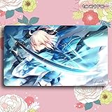 センコウドロー カードゲーム プレイマット Fate/Grand Order フェイト/グランドオーダー 沖田総司 おきたそうじ カードゲームプレイマット ラバーマット プレイマット カード枠なし (60cm * 35cm * 0.2cm)