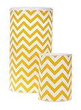 Glenna Jean Hamper and West Basket Yellow Chevron [並行輸入品]