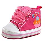 Gerber Organza Lace Hightop Cupcake ベビー 米国 2 ピンク スニーカー [並行輸入品]