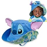 ディズニー リロ＆スティッチ スティッチ 春夏 帽子 50cm 12-18ヶ月 赤ちゃん 男の子 子供 キッズ 紫外線 UVカット つば広