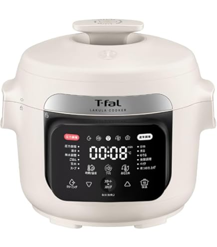 未使用品　ティファール 電気圧力鍋 無水調理 3L 2～4人用 1台16役 Amazon | 【オンライン限定】 ティファール 電気圧力鍋 無水調理