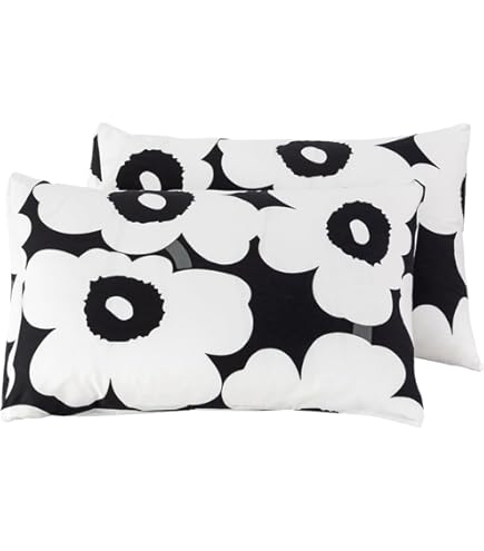 Amazon｜Marimekko - 枕カバーセット、コットンパーケール寝具、滑らか