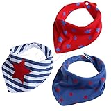 5 # Cool Star 3pcsベビーガールズボーイズキッズ三角形ヘッドスカーフBandana Bibs SalivaタオルDribble
