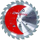 Mercer Industries 717145 24-Tooth ATB Carbide Wood Cutting Blade with 7-1/4-Inch Diameter and 5/8-In