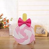 amzmonnsuta ミニ　ガール用　キャンディ色ハンドバッグ　ジッパー　カラフルな・ロリポップ・ちょう結び・可愛いかばん子供メッセンジャーショルダートート