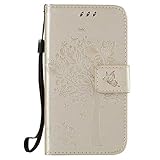 Samsung Galaxy Core Prime ケース 手帳型ケース, UNEXTATI 高級 PUレザー 保護ケース 財布型 カバー 液晶保護 カード収納 スタンド機能 マグネット開閉式 ストラ