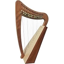 ハープ　15弦　中古　薄いミントグリーン色 ハープ 15弦 中古 薄いミントグリーン色