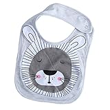 Lovoski 赤ちゃん　ベビー　摂食　防水　ビブ　唾液タオル　よだれかけ　スタイ　可愛い　全4スタイル - ライオン柄