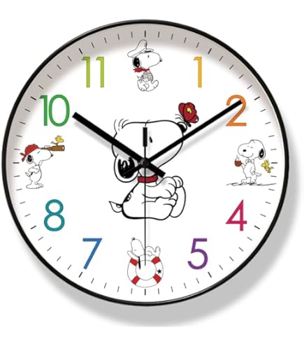 Amazon.co.jp: リズム(RHYTHM) SNOOPY (スヌーピー) 掛け時計