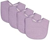 Trend Lab Lilac Gingham Seersucker Bib Set, Purple, 4 Piece by Trend Lab [並行輸入品]