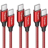 USB C ケーブル [3本セット 1m+1m+2m] etguuds タイプc ケーブル pd対応 60W急速充電 XiaomiPOCO F7、Macbook Pro、iPad Pro、Galaxy S25 S24 S23 Ultra S23、Pixel 8a/9aなどUSB-C機器対応