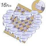 iManson Baby Proofing Premium Clear Corner Guards [16 Pack] | Strong 3M Brand Adhesive | Keep Childr