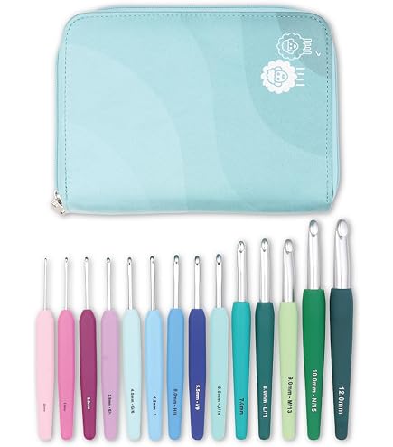 KnitPro Symfonie Double Ended Crochet Hook - 4mm & 4.5mm On A 15cm Wood Handle