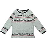 【秋冬物】 chocola(ショコラ) ガーゼ天竺クルマPt長袖Tシャツ 100cm/オートミール NO.CH-1514-13007