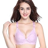 [シューズラック]　ブラジャー　マタニティ　ボタン式で前開き　フロントオープン　授乳便利　哺乳用　ママ　マザーズ　下着　インナー　産後　産前準備　妊婦　コットン　綿　脇肉補正　大きいサイズ　ドット柄　
