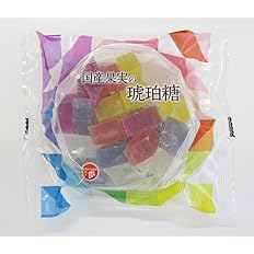 [42% OFF] [¥479] 津山屋制果国产水果琥珀糖 100g PSJBOX（甘王草莓、巨峰葡萄、柚子、白桃、蓝莓）