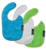 Infant Wonder Bib, - Lime, White, Teal by Mum2Mum