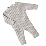Cable Knit Jumpsuit. Grey. 6M. by Elegant Baby