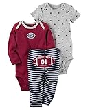 カーターズ carter's 男の子用FUTURE MVPアメフトボディースーツ2枚xコーデパンツ上下3点セット (18months(78-83cm)) [並行輸入品]