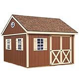 Best、納屋、マンスフィールド12 ' x 12 ' Wood Shedキット