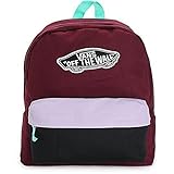 Vans Realm Color Block Burgundy/Lavender Backpack [並行輸入品]