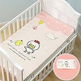 QD-BYM ベビーシーツ 夏 2種類 お昼寝マット 枕付き 2セット アイスシルク 60*120cm 冷感パッド ひんやり 敷パッド 冷感 マット 洗える ベビー 動物 暑さ対策 快適 オススメ