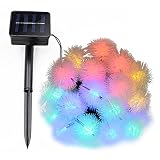 Lalapao Battery Operated Optional Automatic Timer String Lights 50LED Chuzzle Ball Fairy Christmas L
