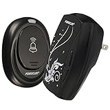 ELEGIANT 小型 ワイヤレス チャイム　ドアベル 呼出音楽36曲選択可　受信機1個 + 送信機1個　呼び鈴　無線玄関チャイム 来客チャイム防水