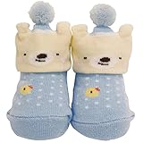 547191/モンスイユ/[Anano cafe]ＡＣ.ベビーカップベアソックス（ドットブルー）/モンスイユ/アナノカフェ/キッズ/ベビー/衣料/肌着/靴下/ギフト/プレゼント