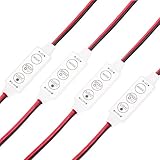 Merssavo LEDコントローラ調光器3528 5630 SinlgeカラーカーLEDストリップDC12V用