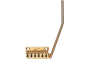 Vega-Trem VT1 Special 2-Points Stratocaster Guitar Tremolo Bridge For Strat No Mods Easy Installation (Gold, Right)