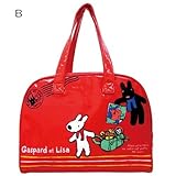 リサとガスパール◎ビニールボストンバッグ2012☆絵本キャラクターグッズ（子供/プールバッグ）通販☆【Bレッド】
