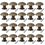 SONONIA 約20pcs　亜鉛合金製　ドア取っ手 ハンドル ノブ　装飾　 引き出しつまみ 　手すり ネジ付き　 ドレッサー タンス キャビネット 食器棚