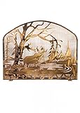 Meydaティファニー98743 Moose Creek暖炉画面、幅39.5 " X 31.5 "高さ