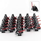 21pcs / lot Darth Vader with赤Lightsaber新しいバージョンStar Warsミニフィギュア建物ブロックBest Toys for Childrenギフト
